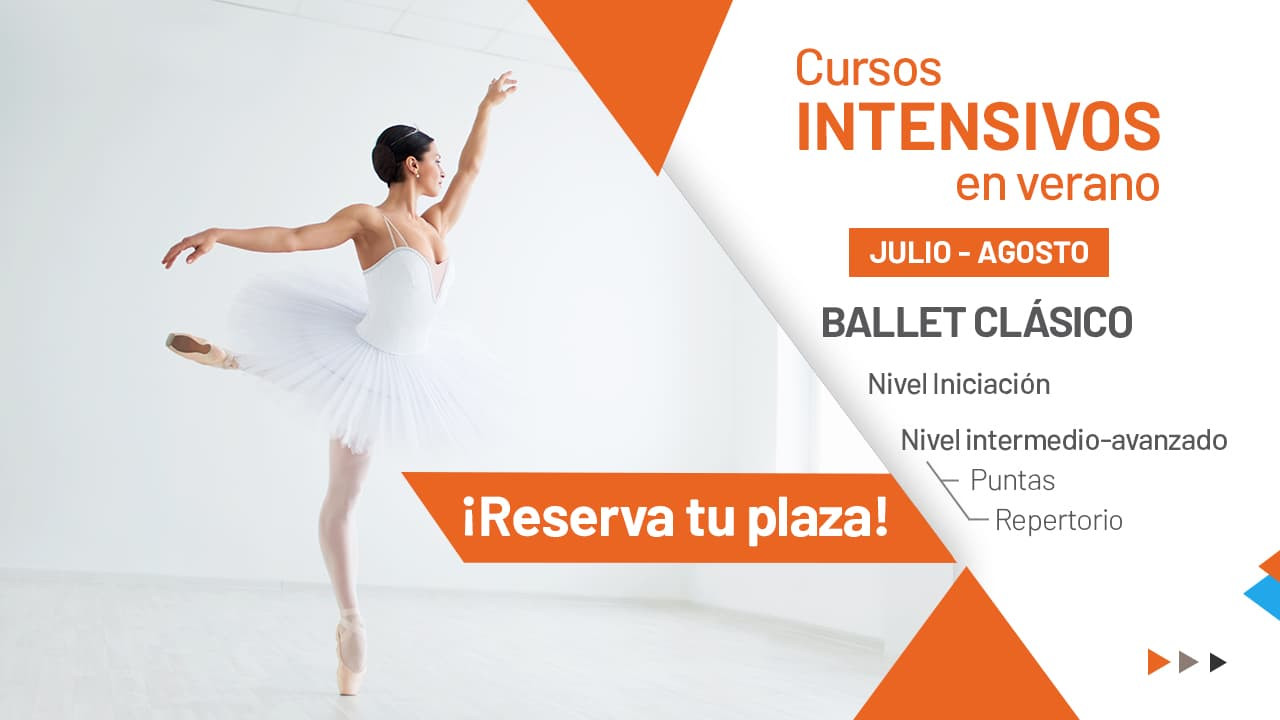 Cursos intensivos de ballet y danza en Madrid.